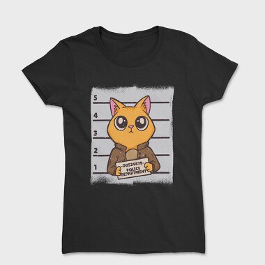 Mugshot Cat, Women's T-Shirt