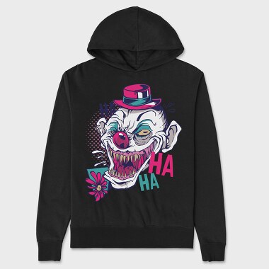 Creppy Clown, Unisex Men's Hoodie