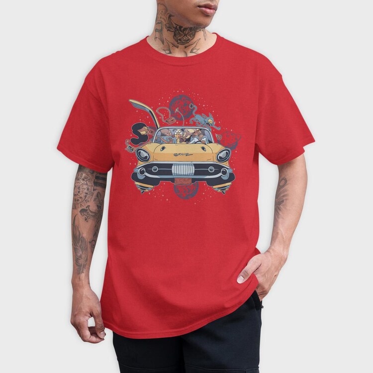 Japanese Garden, Unisex Men's T-Shirt