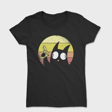 Women's T-Shirt, Pew Pew Cat