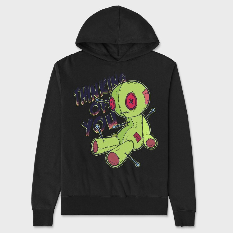 Voodoo Doll, Unisex Men's Hoodie