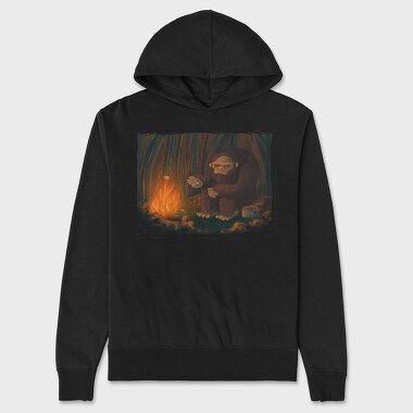 Camping Big Foot, Unisex Men's Hoodie