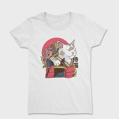 Samurai Cat, Women's T-Shirt