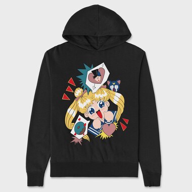 Sailor Moon 20, Унисекс Мъжко Суичър