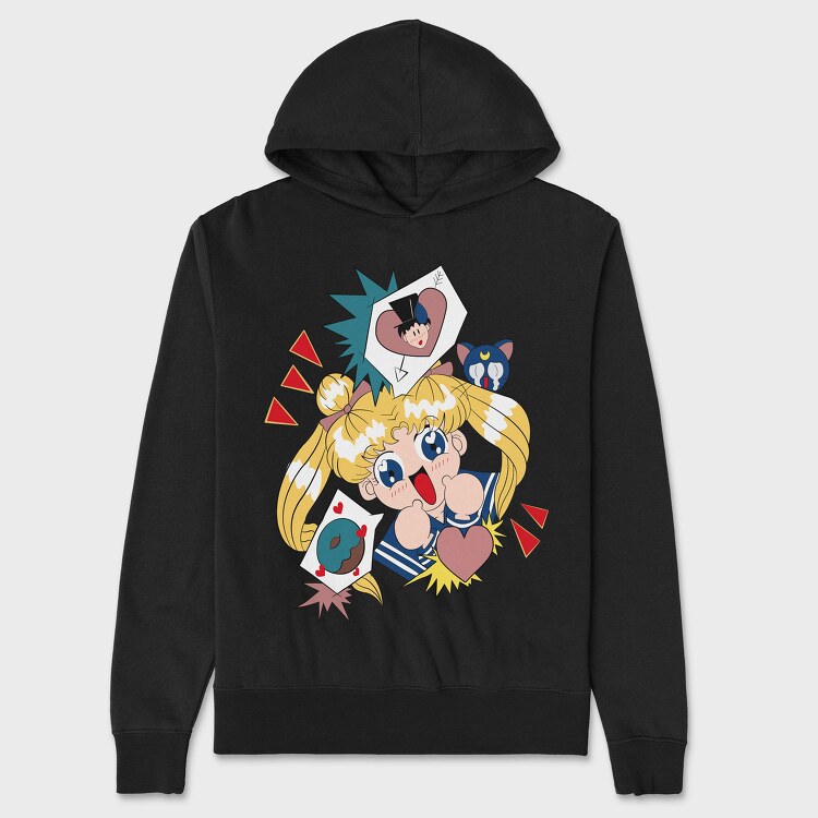 Sailor Moon 20, Unisex Men's Hoodie