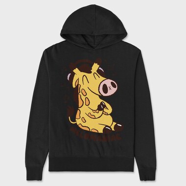 Giraffe Music, Unisex Men's Hoodie