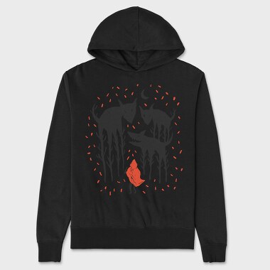 Red Riding Hood, Unisex Men's Hoodie