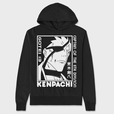 Zaraki Kenpachi, Unisex Men's Hoodie