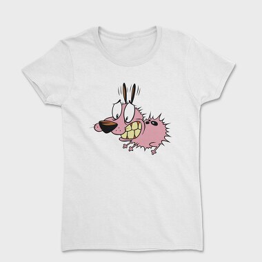 Cartoon Retro Courage the Cowardly Dog 1, Women's T-Shirt