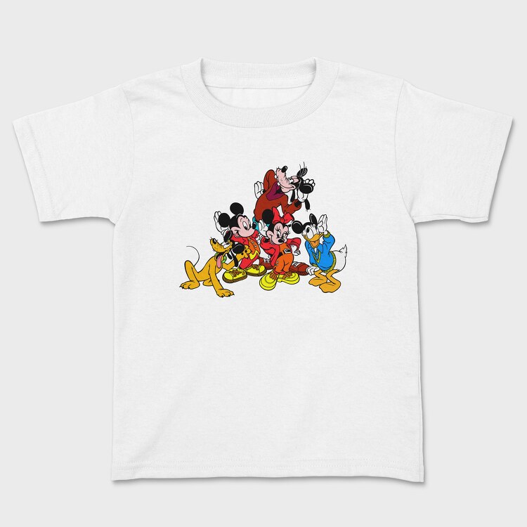 Cartoon Retro Disney 1, Kids' T-Shirt