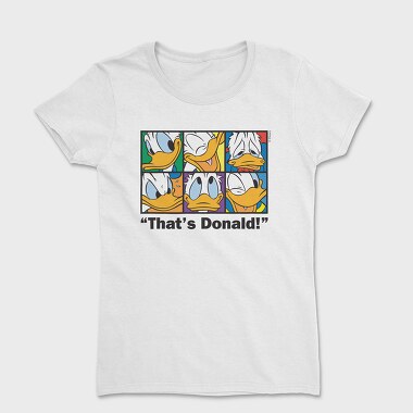 Cartoon Retro Donald Duck 1, Women's T-Shirt