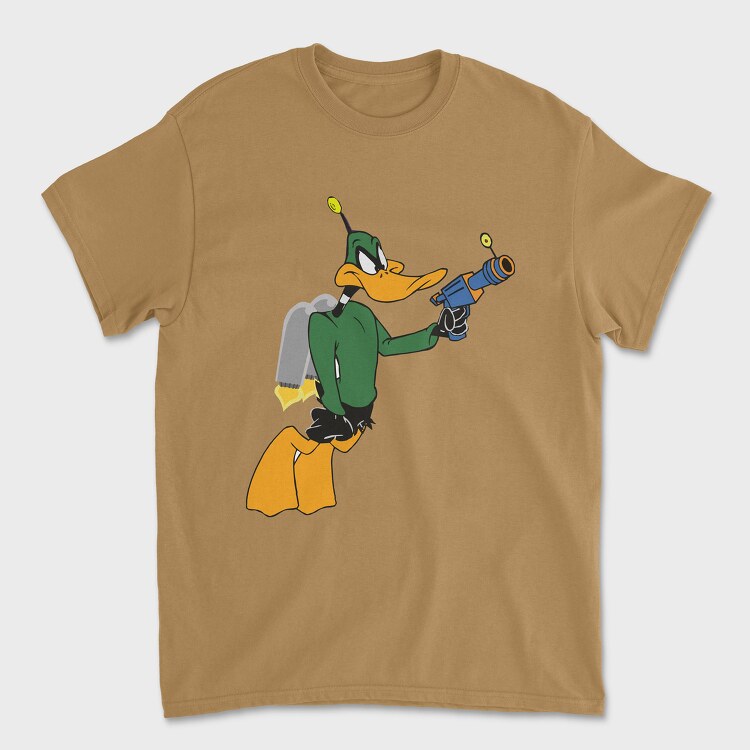 Cartoon Retro Duck Dodgers 2, Unisex Men's T-Shirt