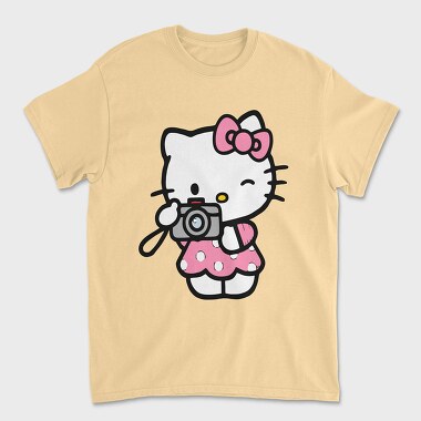 Cartoon Retro Hello Kitty 1, Унисекс Мъжка Тениска