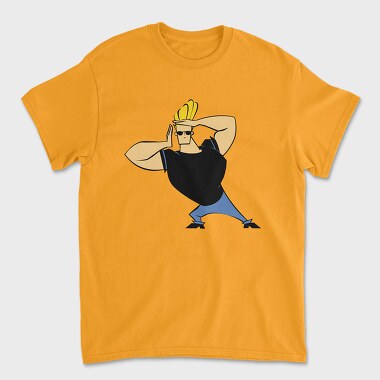 Cartoon Retro Johny Bravo 2, Унисекс Мъжка Тениска