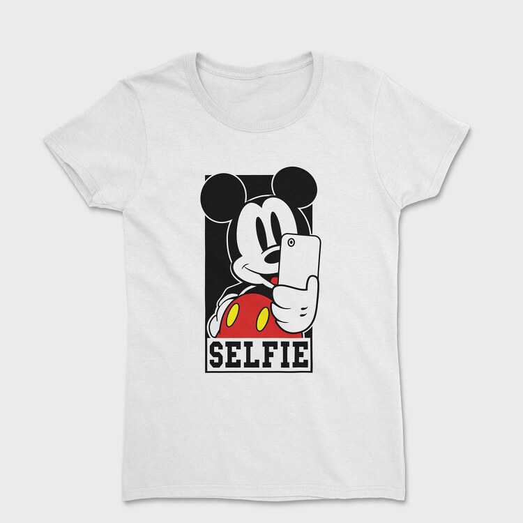 Cartoon Retro Mickey Mouse 1, Дамска Тениска