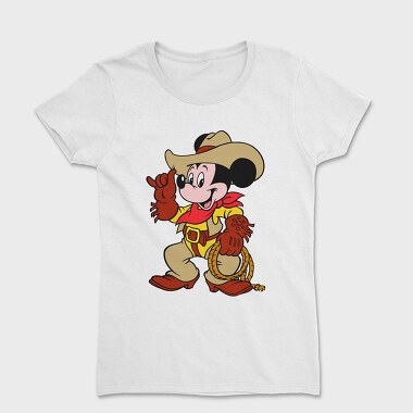 Cartoon Retro Mickey Mouse 4, Дамска Тениска
