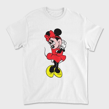 Cartoon Retro Minnie 1, Unisex Men's T-Shirt