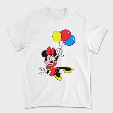 Cartoon Retro Minnie 3, Unisex Men's T-Shirt