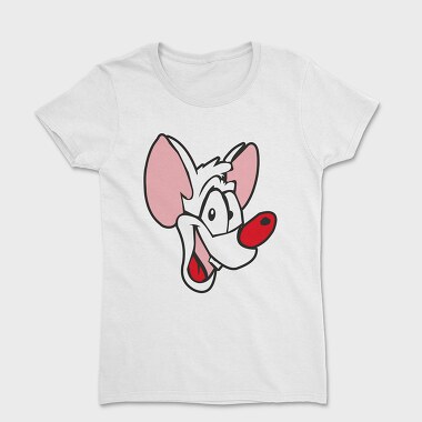Cartoon Retro Pinky and Cerebro 4, Дамска Тениска