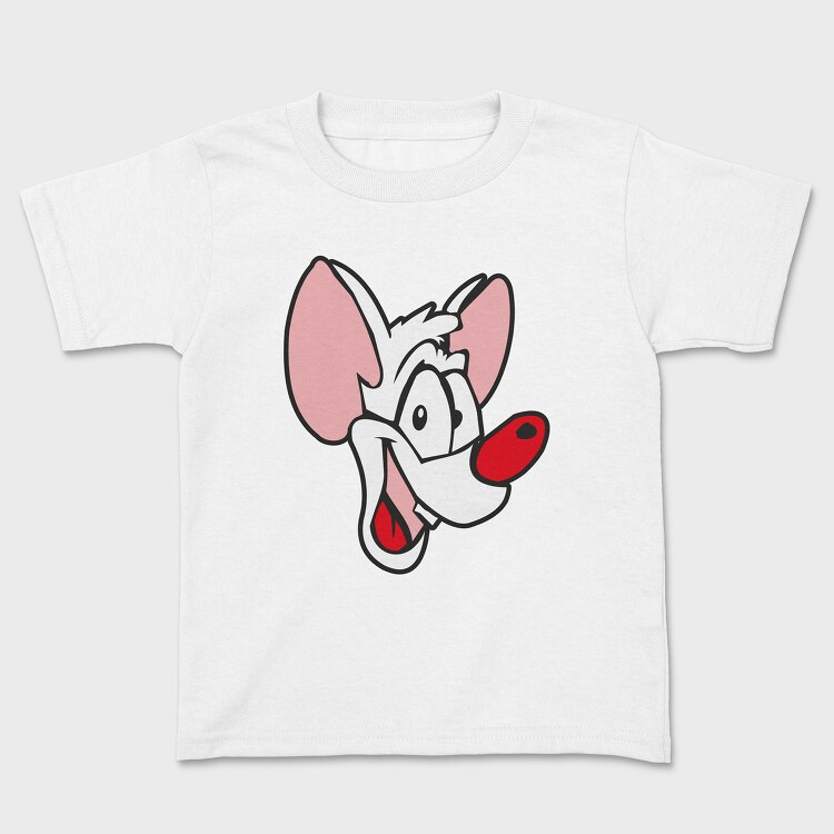 Cartoon Retro Pinky and Cerebro 4, Детска Тениска