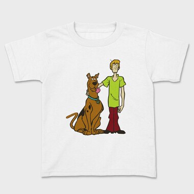 Cartoon Retro Scooby Doo 3, Kids' T-Shirt