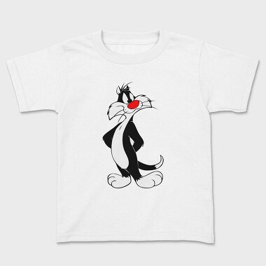 Cartoon Retro Silvestre 3, Детска Тениска
