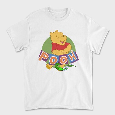Cartoon Retro Winnie the Pooh 2, Унисекс Мъжка Тениска