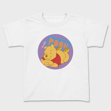 Cartoon Retro Winnie the Pooh 5, Kids' T-Shirt