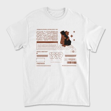 Унисекс Мъжка Тениска, Cat Lovers 1