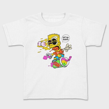 Crazy Bartman, Kids' T-Shirt