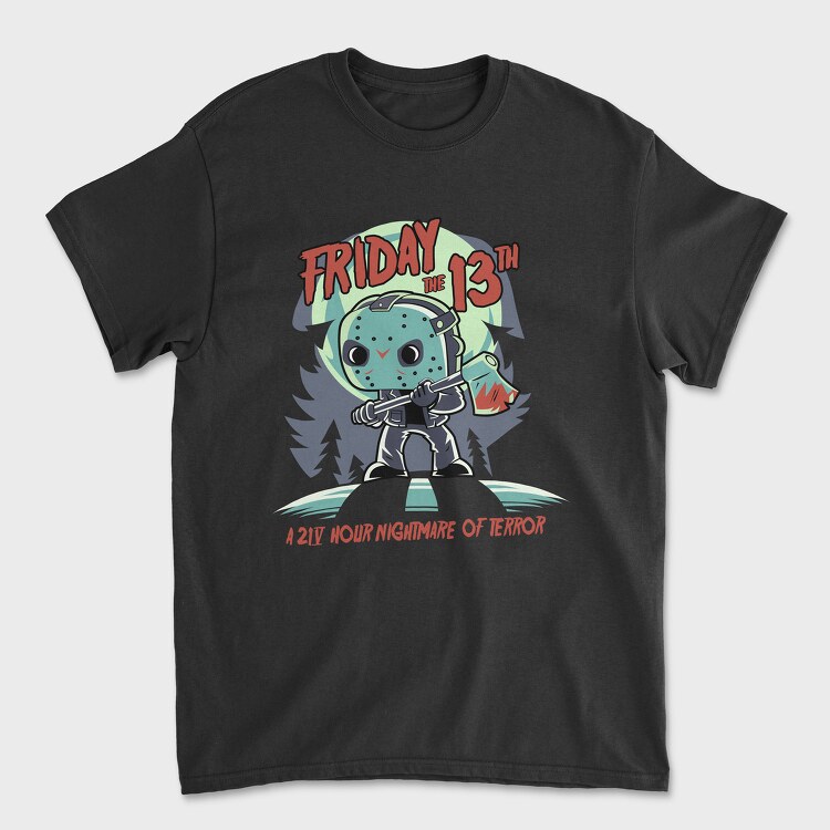 Friday the 13 Th, Унисекс Мъжка Тениска