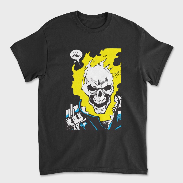 Ghost Rider 7, Унисекс Мъжка Тениска