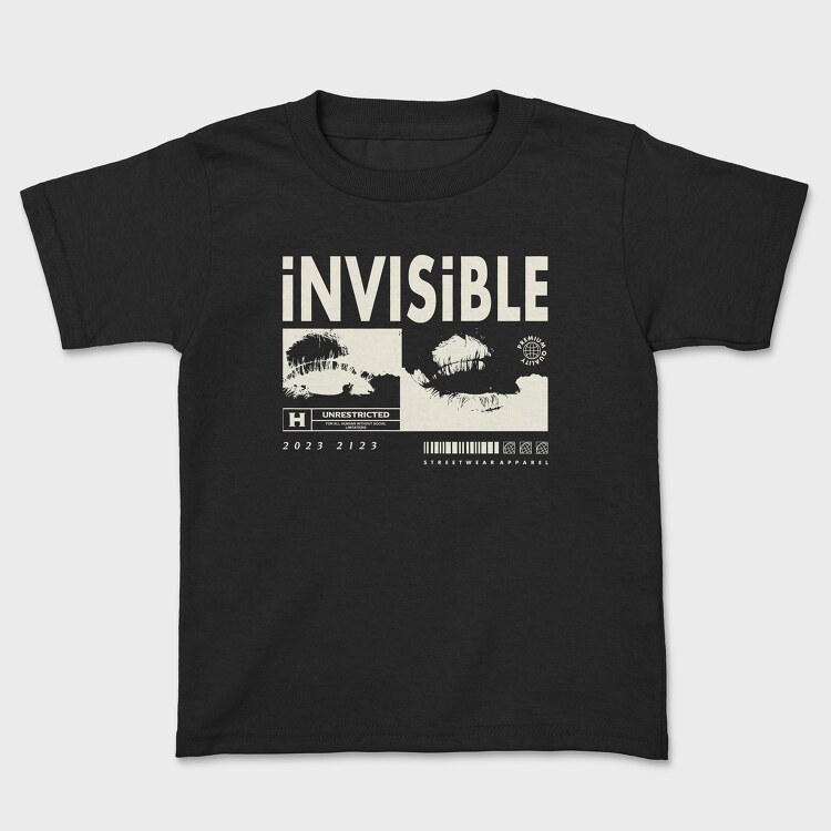 Invisible 1, Kids' T-Shirt