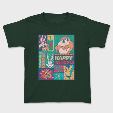 Looney Tunes Happy Holidays, Kids' T-Shirt