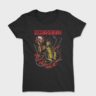 Women's T-Shirt, Scorpion Mortal Kombat