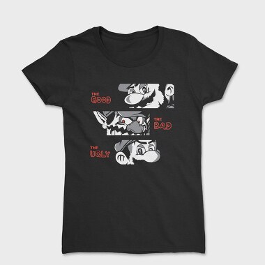 The Good the Bad the Ugly Mario, Women's T-Shirt