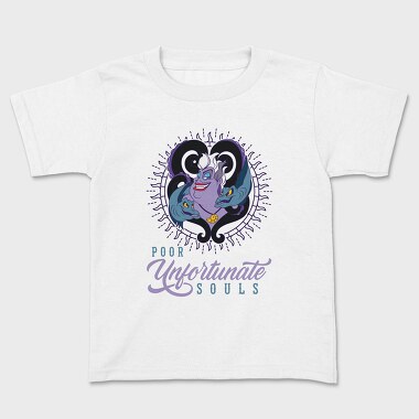 Villanas Disney Ursula A, Kids' T-Shirt