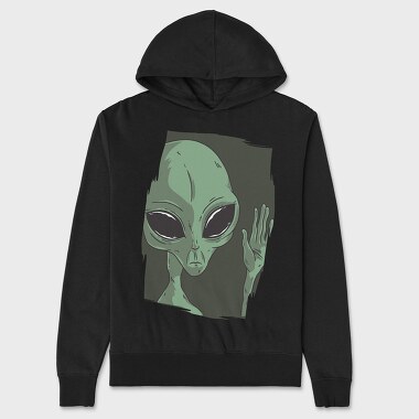 Sad Alien, Unisex Men's Hoodie