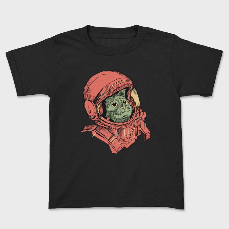 Cat Astronaut, Kids' T-Shirt