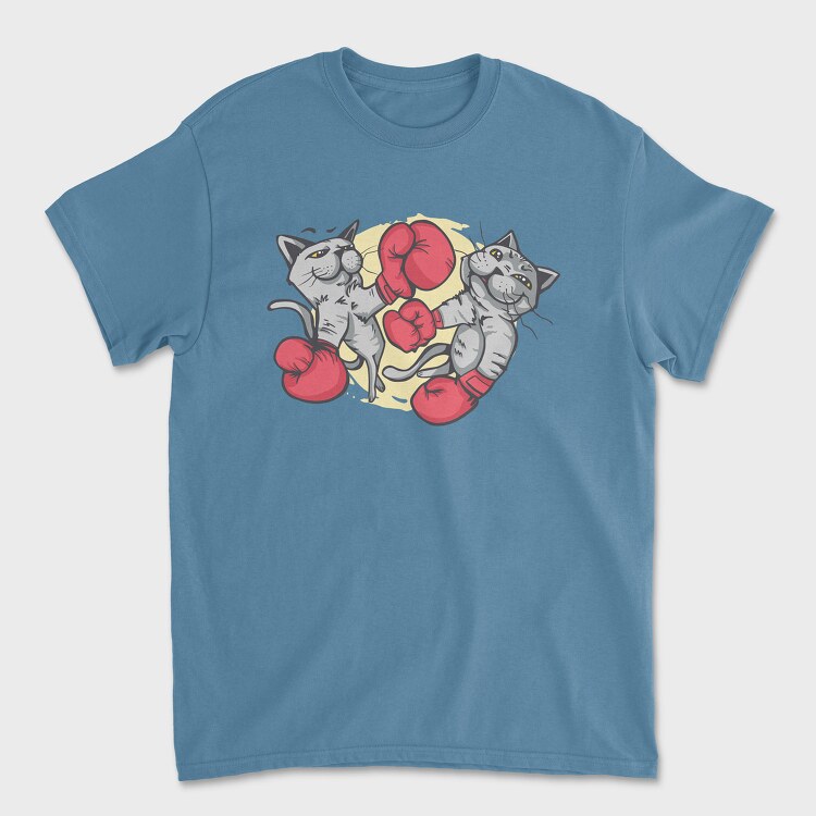 Boxing Cats, Унисекс Мъжка Тениска