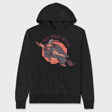 Not Today Witch, Unisex Men's Hoodie