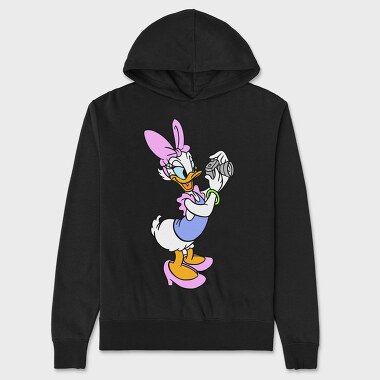 Cartoon Retro Daisy Duck 2, Унисекс Мъжко Суичър