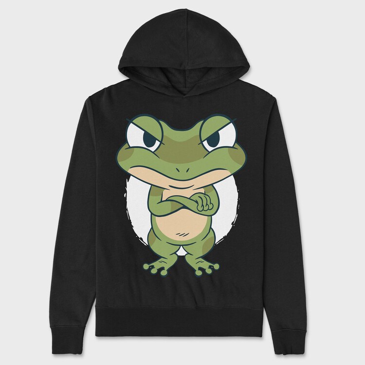 Frog Cartoon, Унисекс Мъжко Суичър