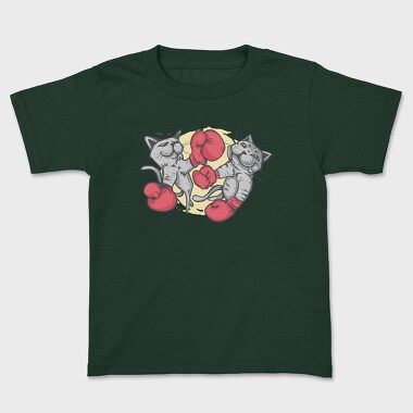 Boxing Cats, Kids' T-Shirt