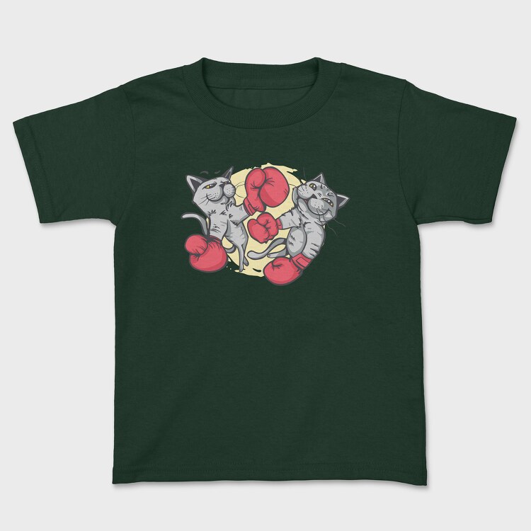 Boxing Cats, Kids' T-Shirt