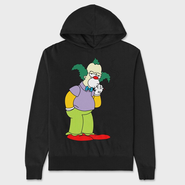 Krusty the Clown, Unisex Men's Hoodie