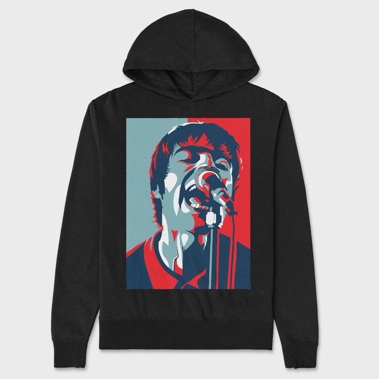 Liam Gallagher, Unisex Men's Hoodie