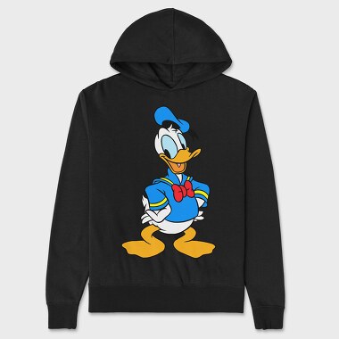 Cartoon Retro Donald Duck 5, Unisex Men's Hoodie