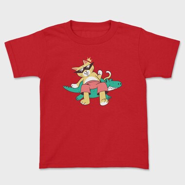 Cat Pool, Kids' T-Shirt