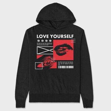 Love Yourself 2, Unisex Men's Hoodie